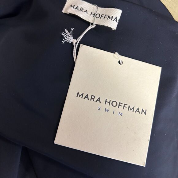 Mara Hoffman Jay NWT Black High Waist Tie-Front Bikini Bottoms Size 3X - Picture 6 of 13